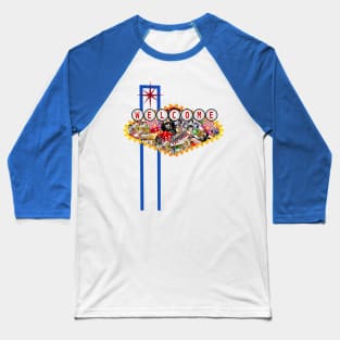 Las Vegas Sign * Gamblers Delight Baseball T-Shirt